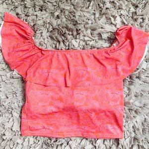 Kortni Jeane XL Butterfly Ruffle Around Top NEW